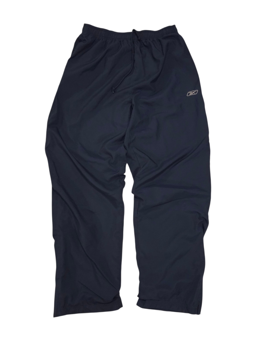 Y2k Reebok Men's Baggy Navy Blue Athletic Track Pants